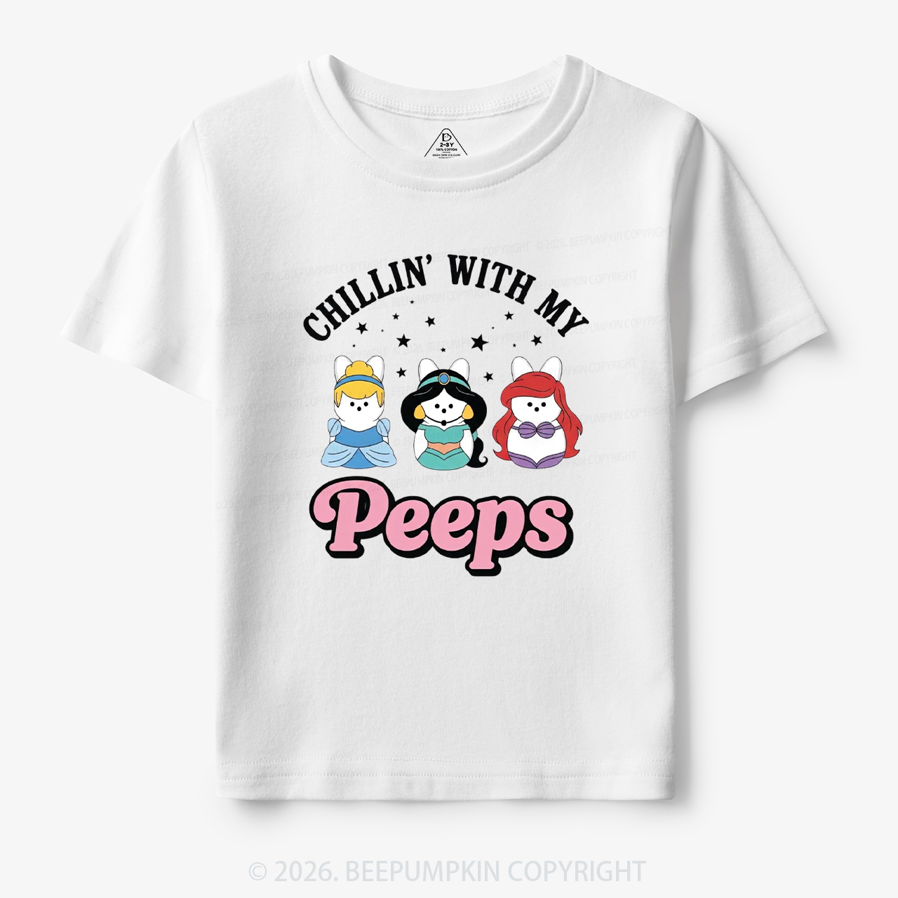 Chillin With My Peeps Bunny Toddler&Kid's Tees