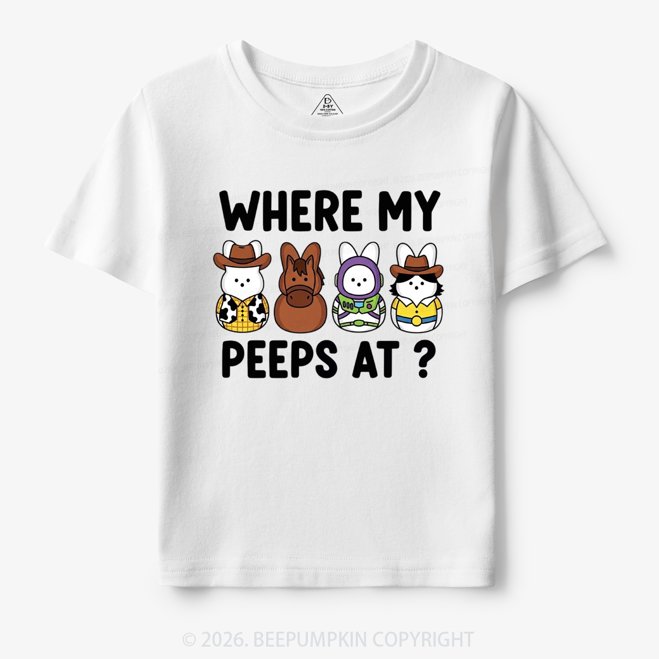 Where My Peeps At Easter Toddler&Kid's Tees