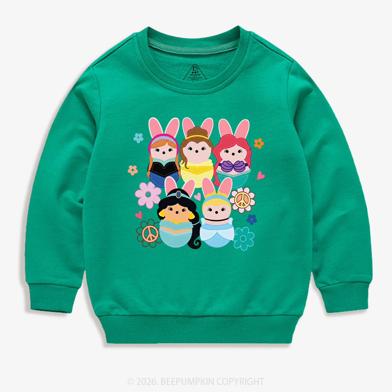Dreamy Bunny Princess Kid's Sweatshirt