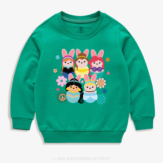 Dreamy Bunny Princess Kid's Sweatshirt