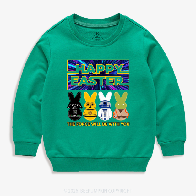 Cosmic Rabbit Easter Kid's Sweatshirt