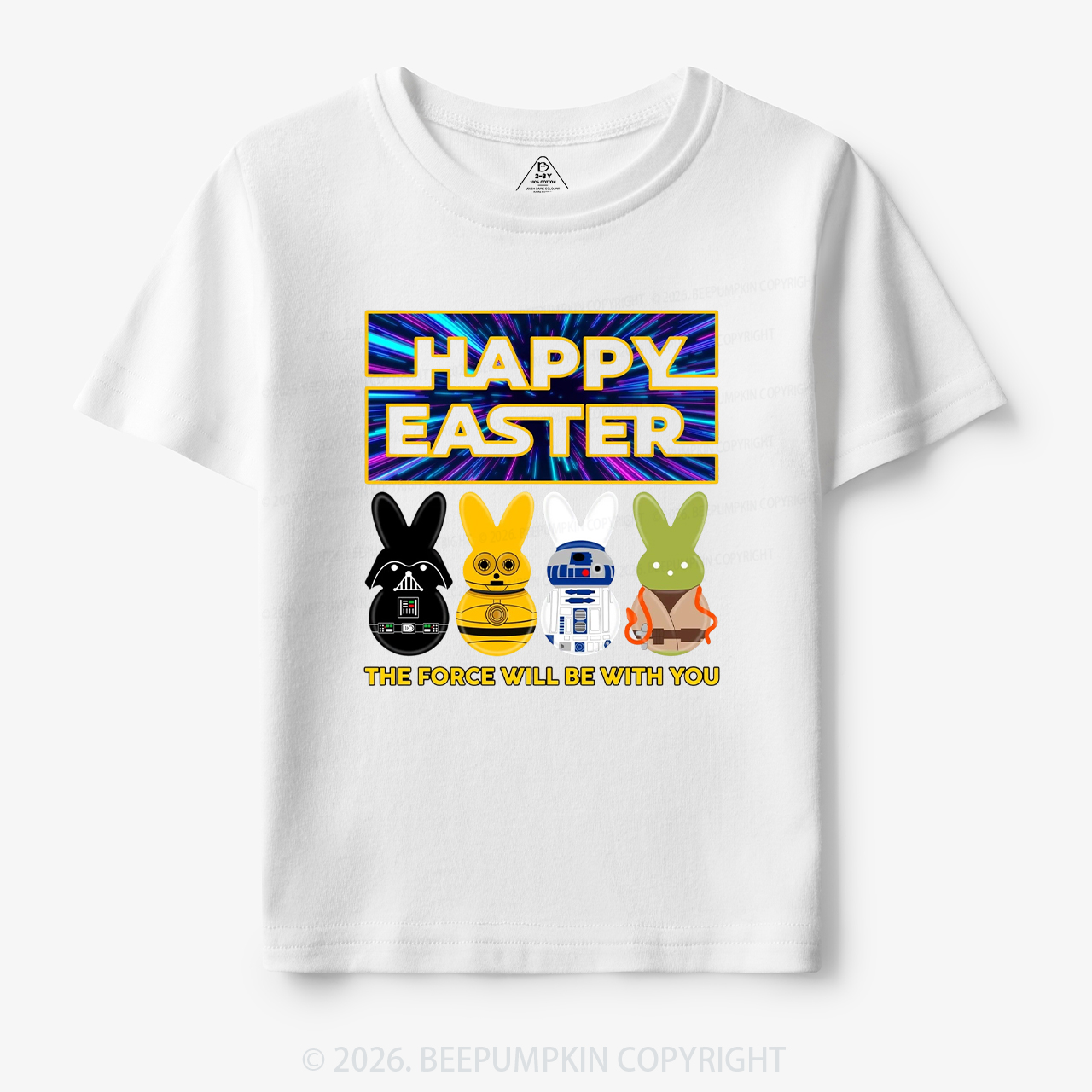 Cosmic Rabbit Easter Toddler&Kid's Tees