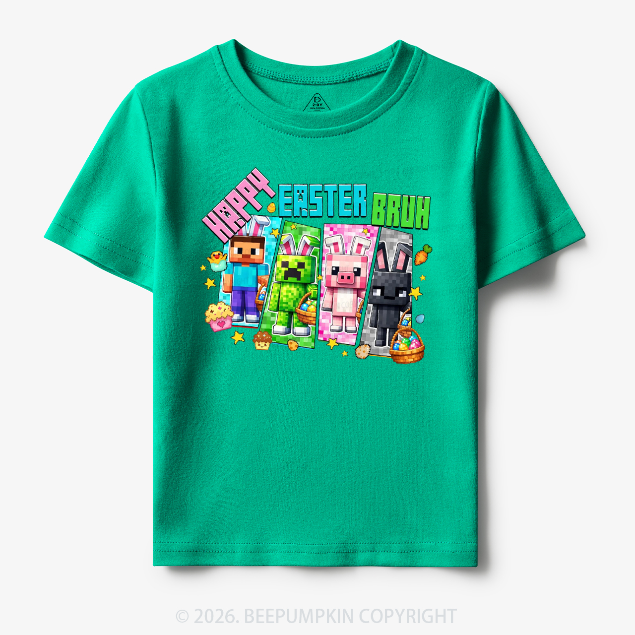 Happy Easter Mining Toddler&Kid's Tees