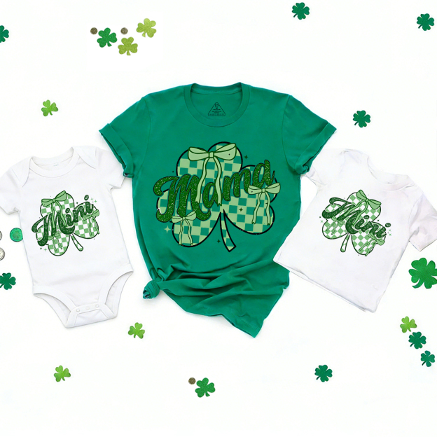 Lil’ Lucky Mini & Mama St. Patrick’s Day Matching T-Shirts