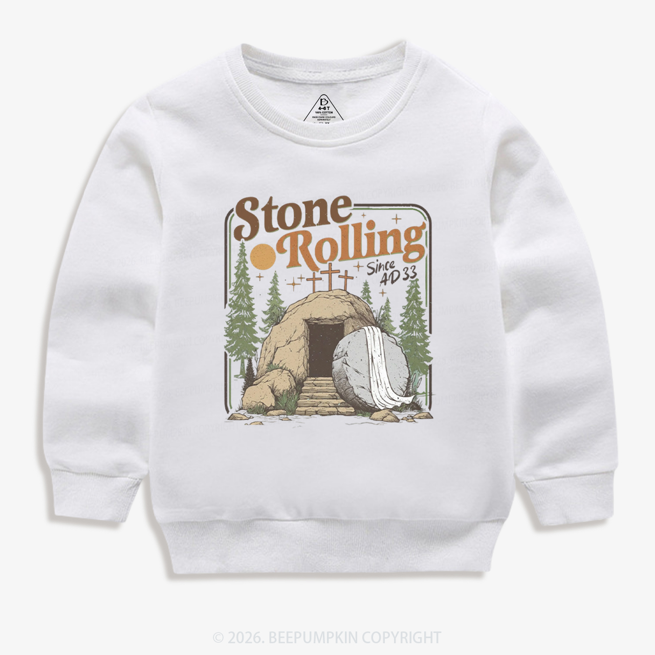 Trendy Music Easter Jesus Christ Kid's Sweatshirt