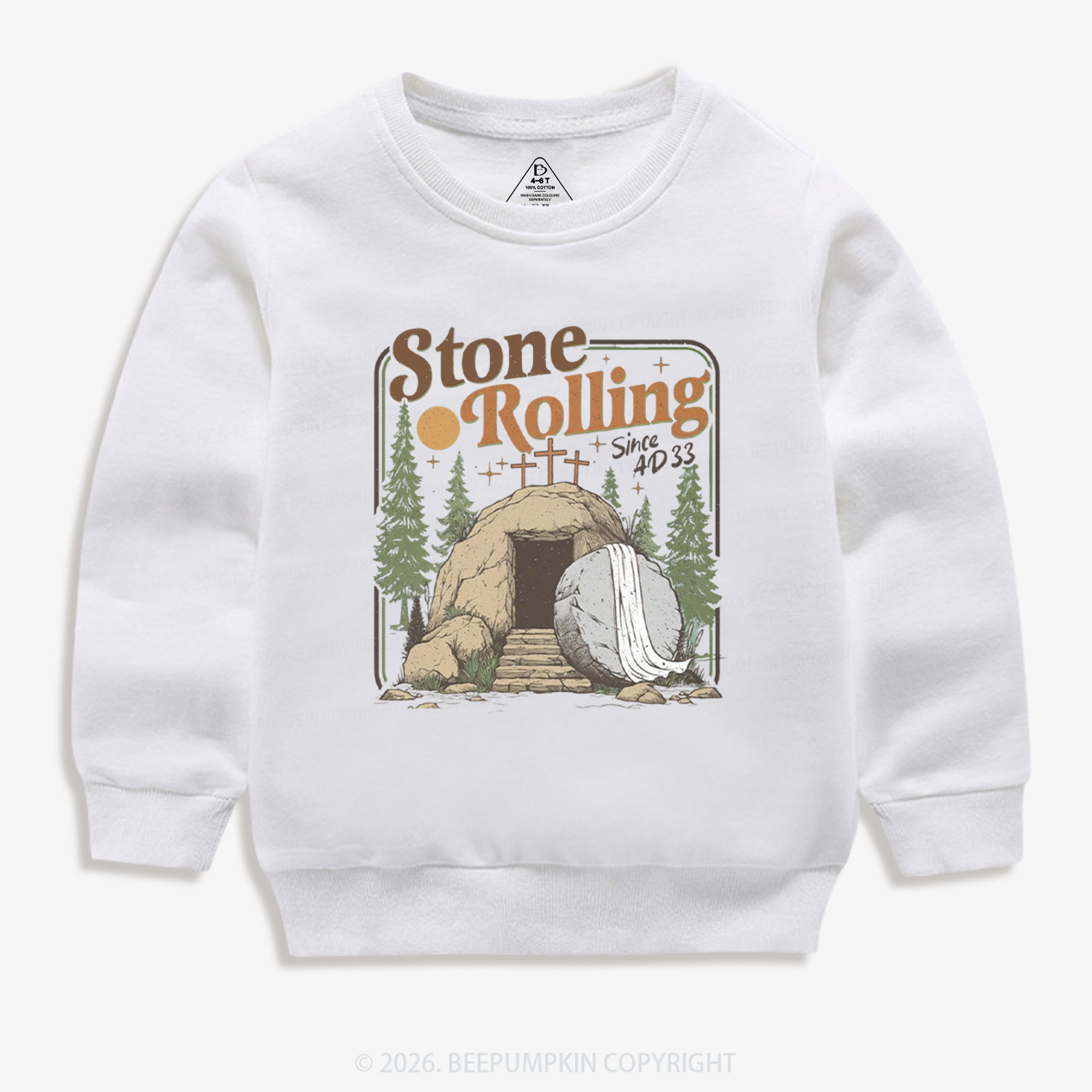 Trendy Music Easter Jesus Christ Kid's Sweatshirt