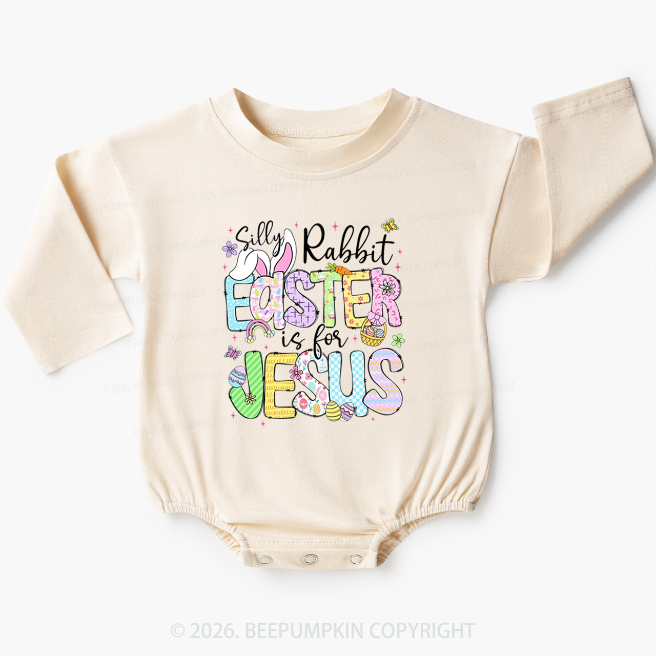 Silly Rabbit Easter If For Jesus Baby Bubble Romper
