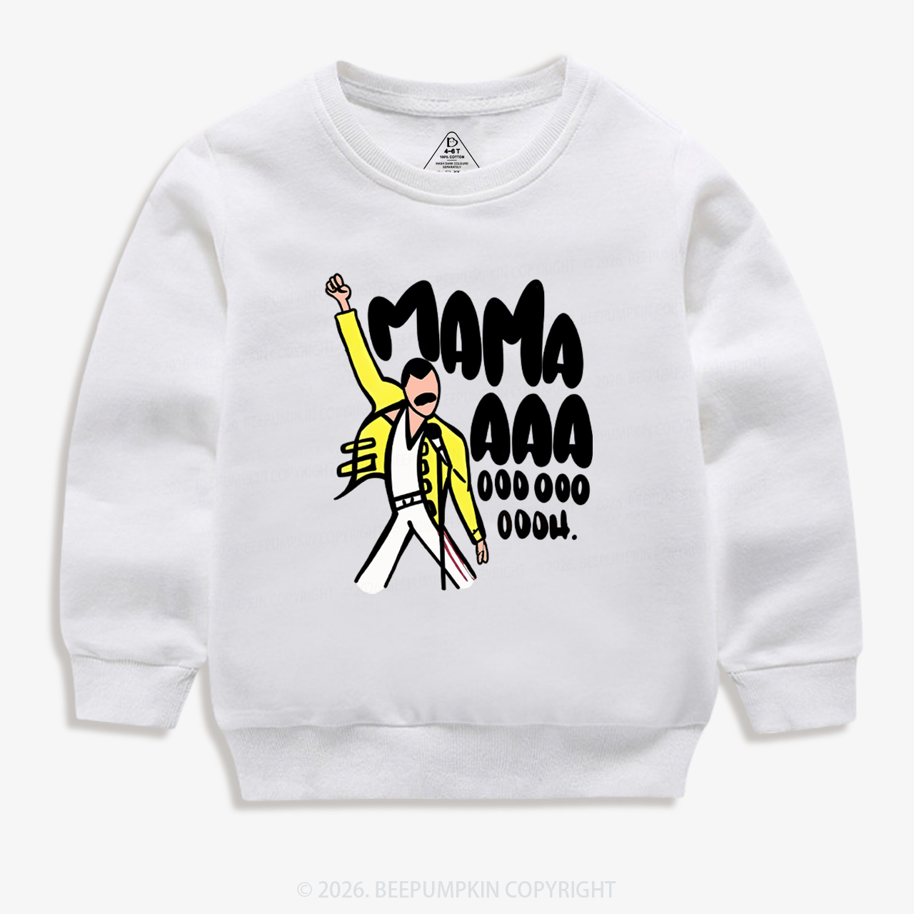 Mama Aaa Oooh Kid's Sweatshirt 8