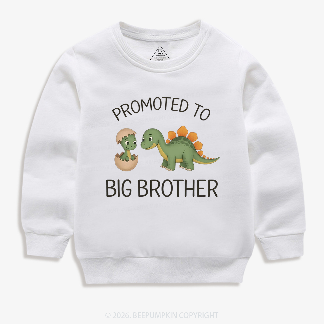Promoted to Big Brother Kid's Sweatshirt