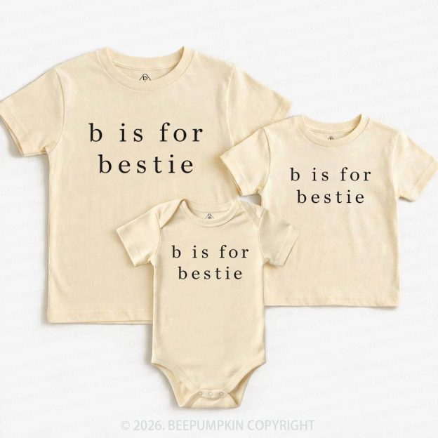 Bis For Bestie Matching Tees For Siblings