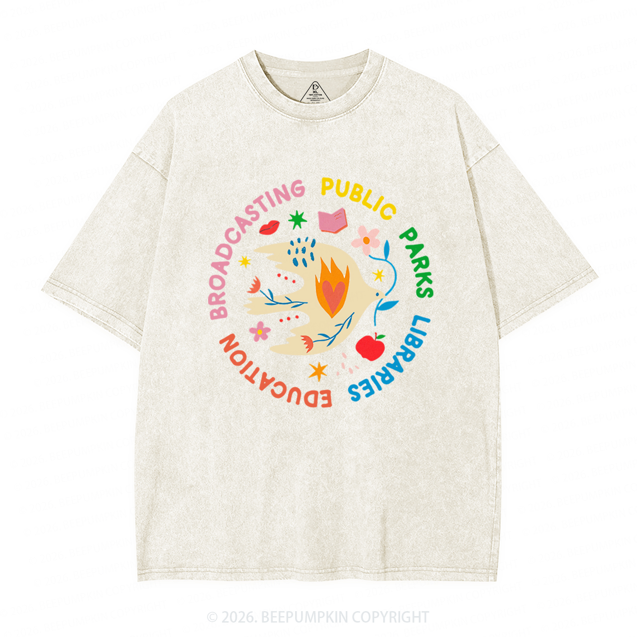 Protect Our Public Parks Washed T-Shirts