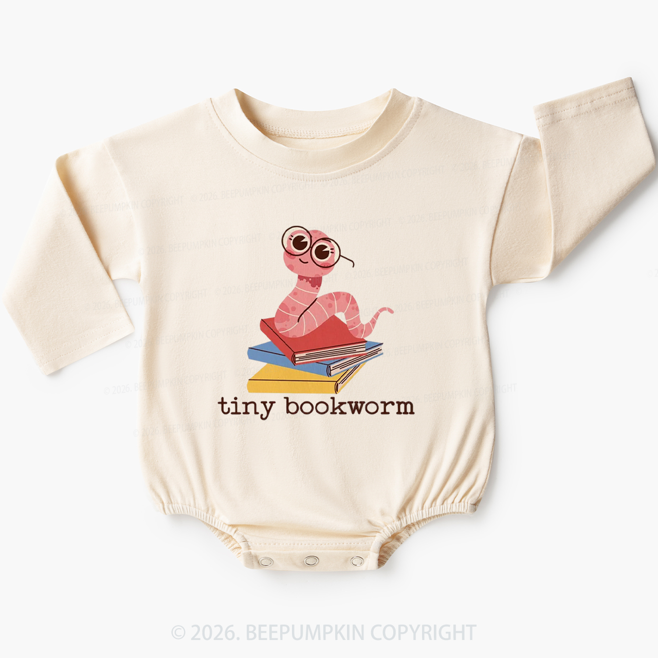 Tiny Bookworm Infant Vintage Baby Bubble Romper