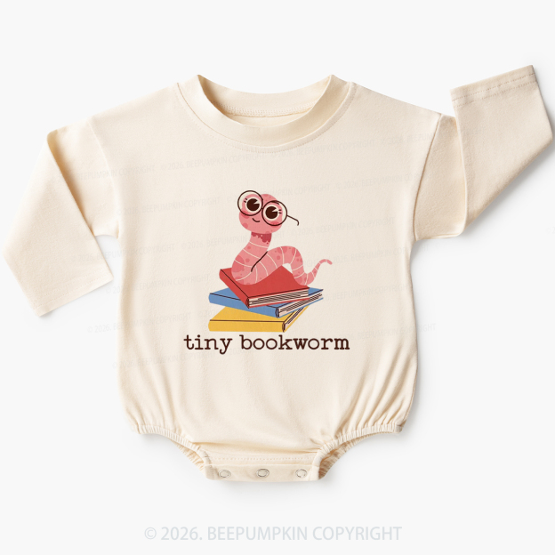 Tiny Bookworm Infant Vintage Baby Bubble Romper