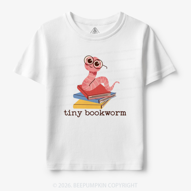 Tiny Bookworm Infant Vintage Toddler&Kid's Tees