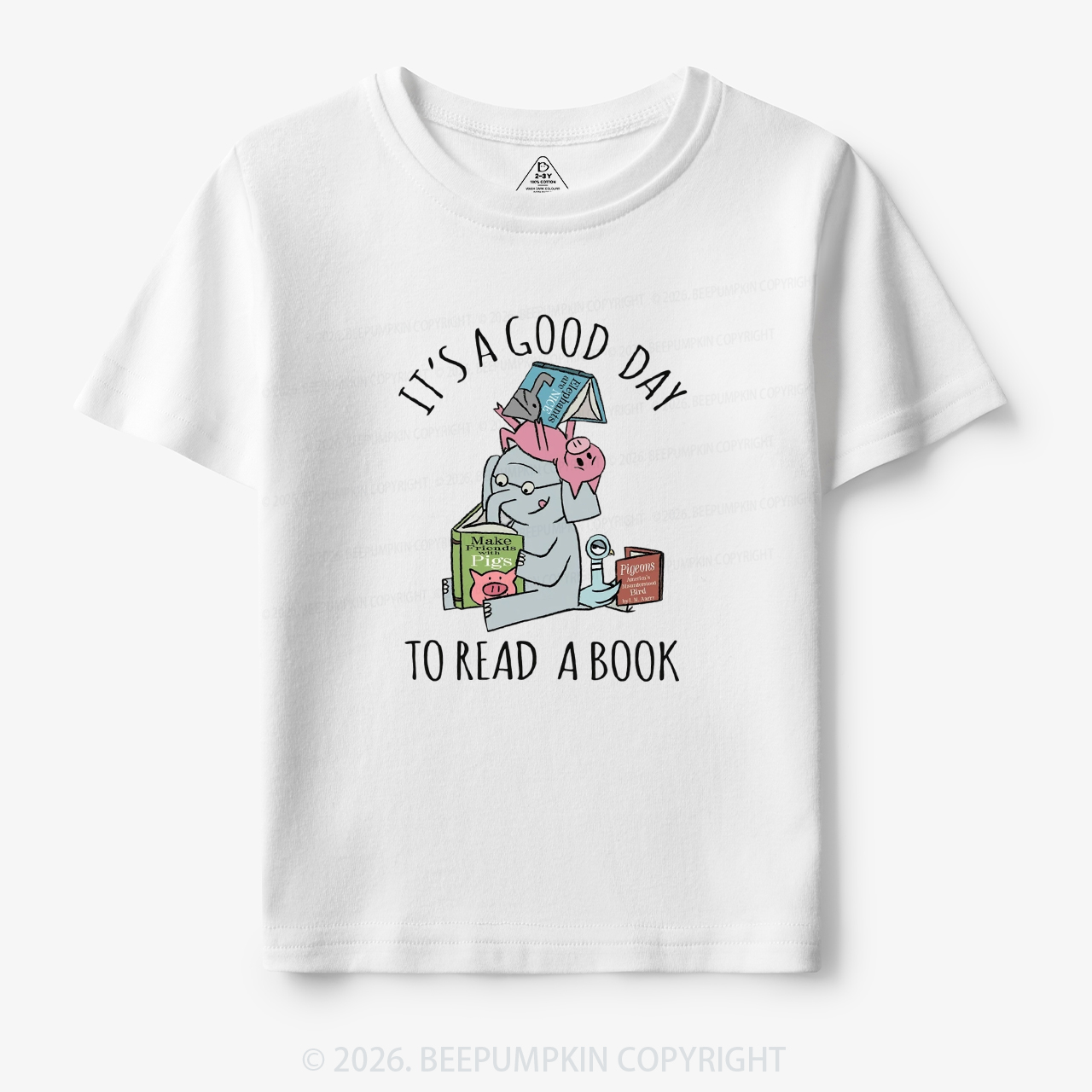 It's A Good Day To Read A Book Toddler&Kid's Tees