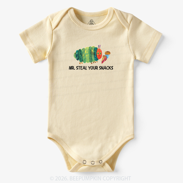 Hungry Little Caterpillar Mr Steal Your Snacks Bodysuit