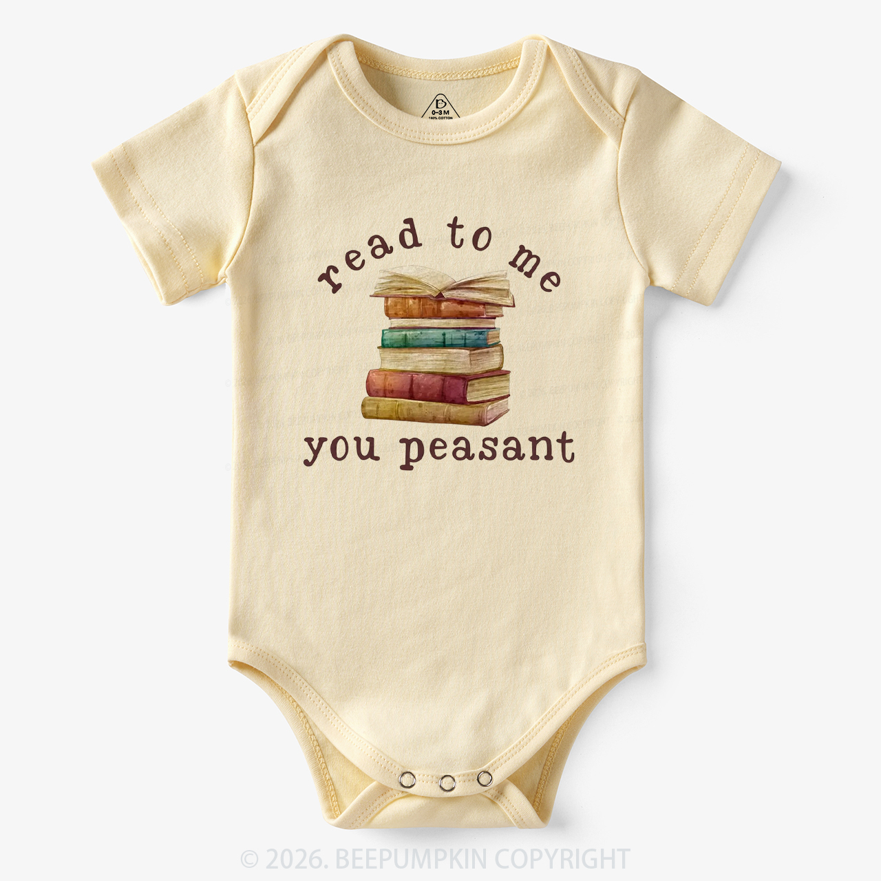 Read To Me You Peasant Book Lover Bodysuit