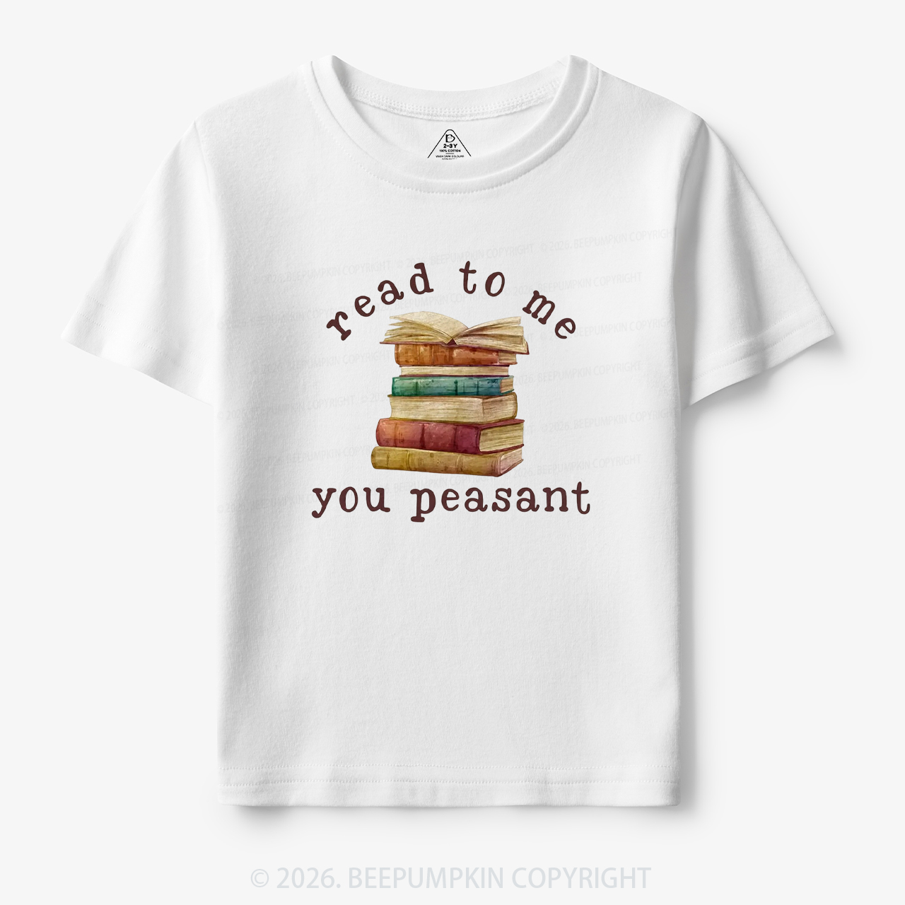 Read To Me You Peasant Book Lover Toddler&Kid's Tees