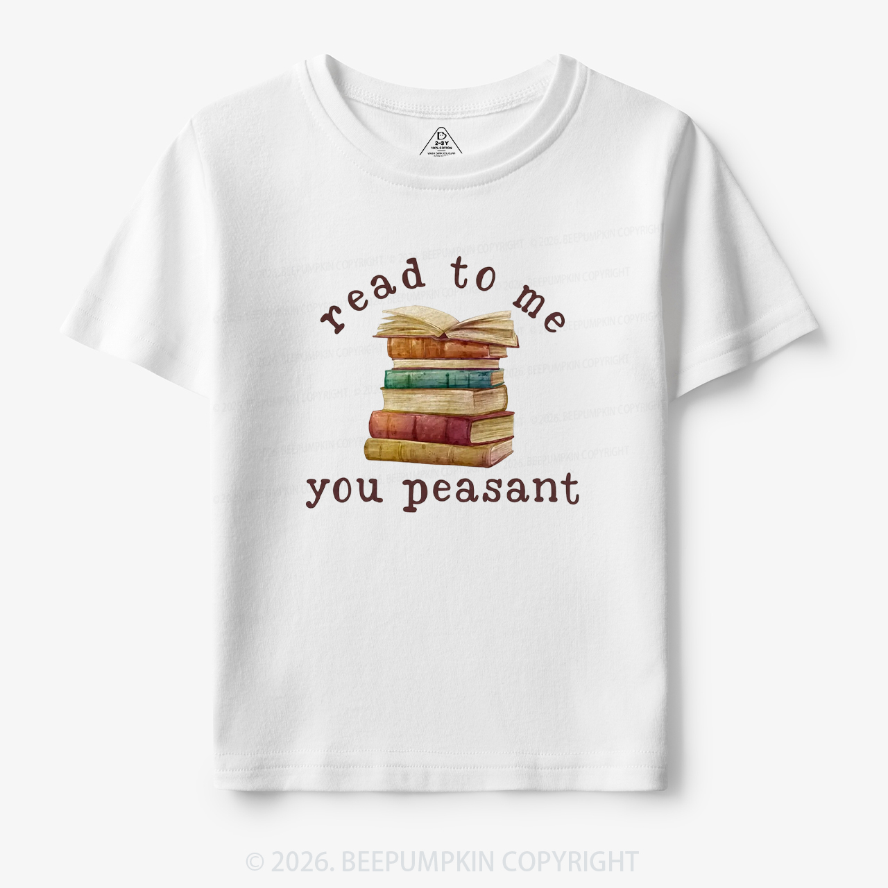 Read To Me You Peasant Book Lover Toddler&Kid's Tees