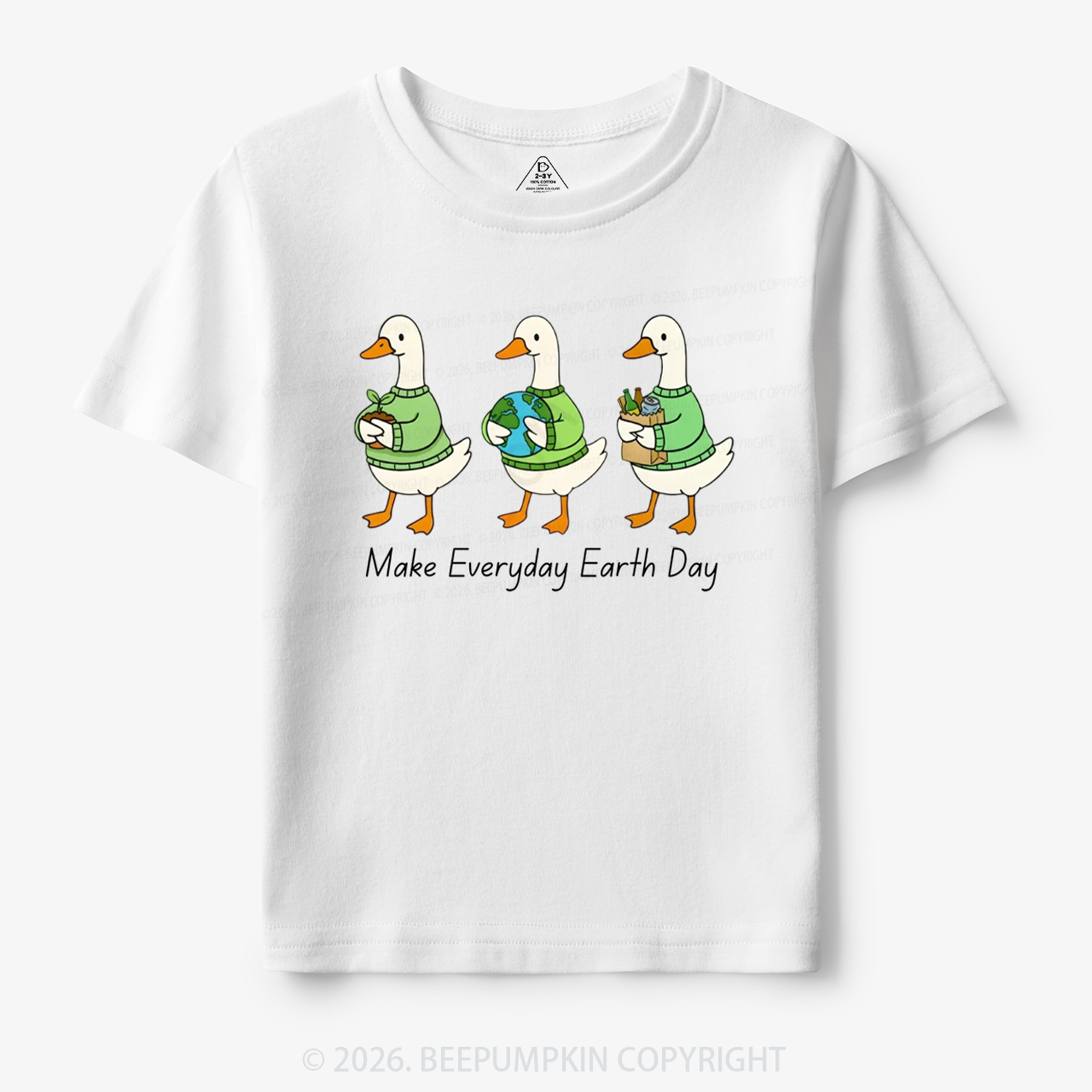 Make Everyday Earth Day Silly Goose Toddler&Kid's Tees