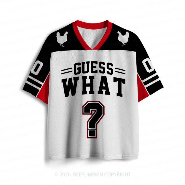 Personalized Guess What Chicken Butt Toddler&Kid's Sport Jersey