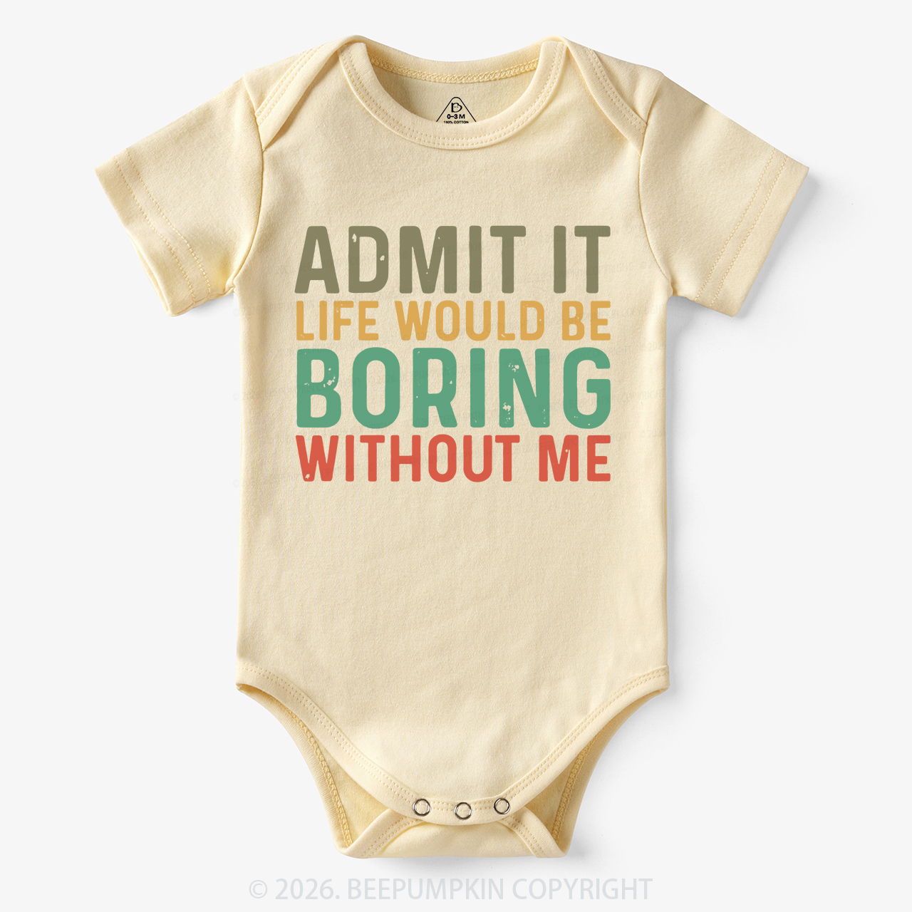 Sarcastic 'Admit It' Sassy Bodysuit