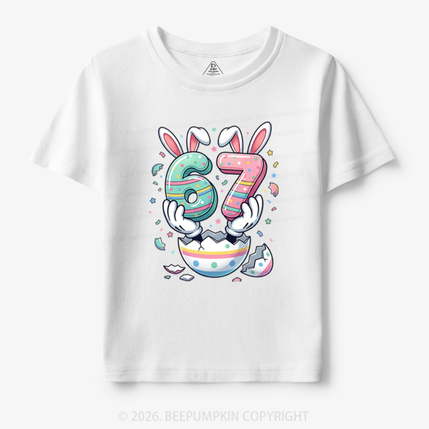 67 Easter Bunny Funny Toddler&Kid's Tees