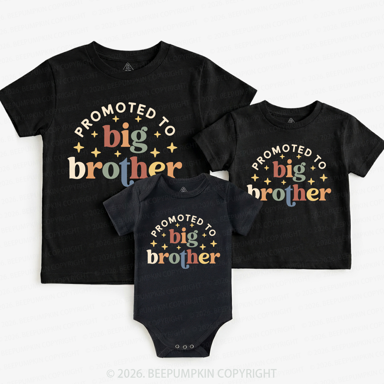 Future Promoted To Big Brother Matching Tees For Siblings