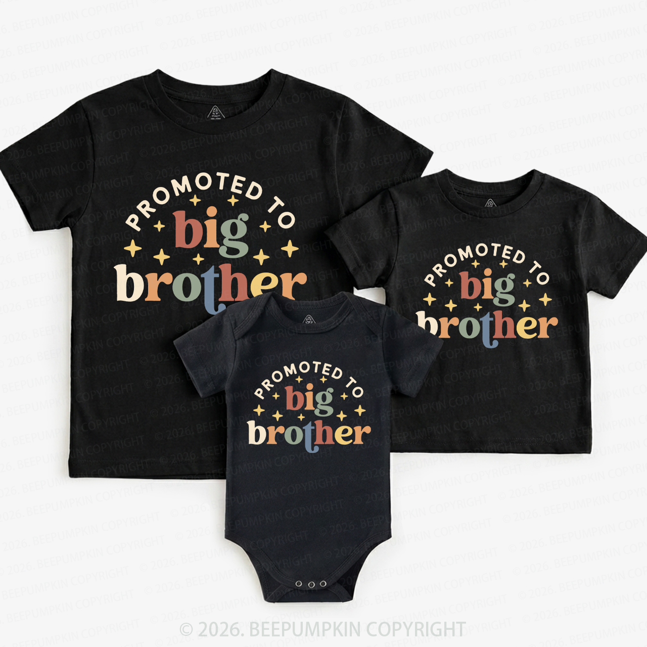 Future Promoted To Big Brother Matching Tees For Siblings