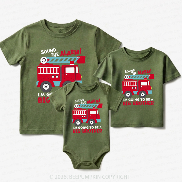 Big Brother Baby Announcement Matching Tees For Siblings