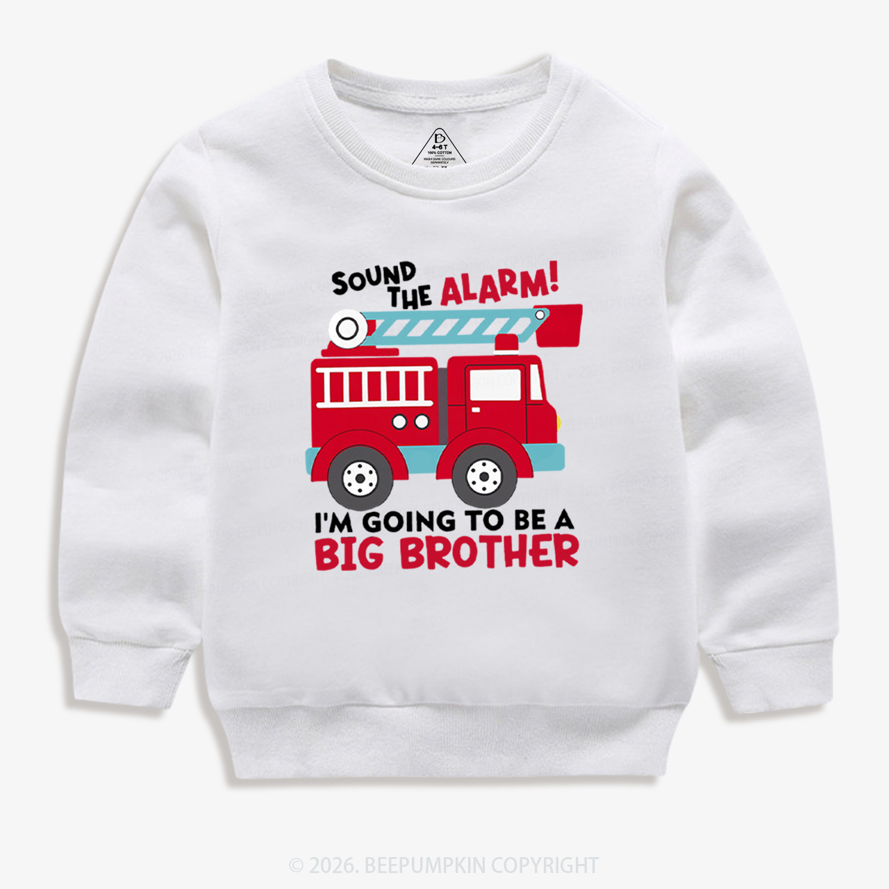Big Brother Baby Announcement Kid's Sweatshirt