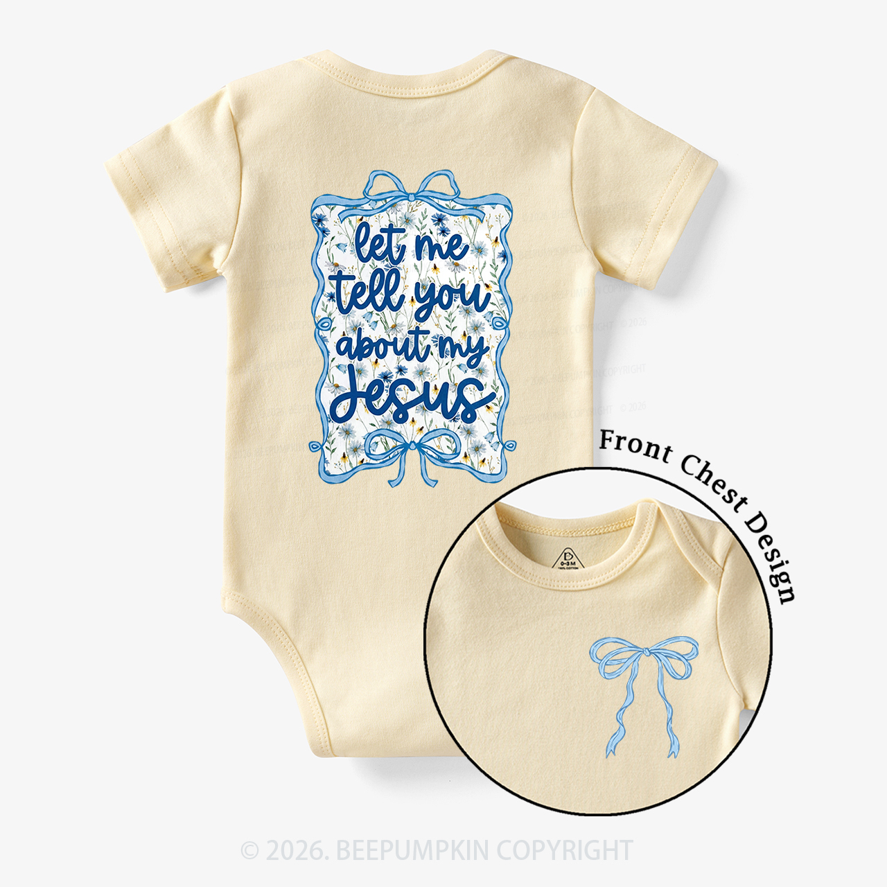 Love like Jesus Coquette Bows Bodysuit