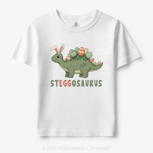 Steggosaurus Easter Dinosaur Toddler&Kid's Tees