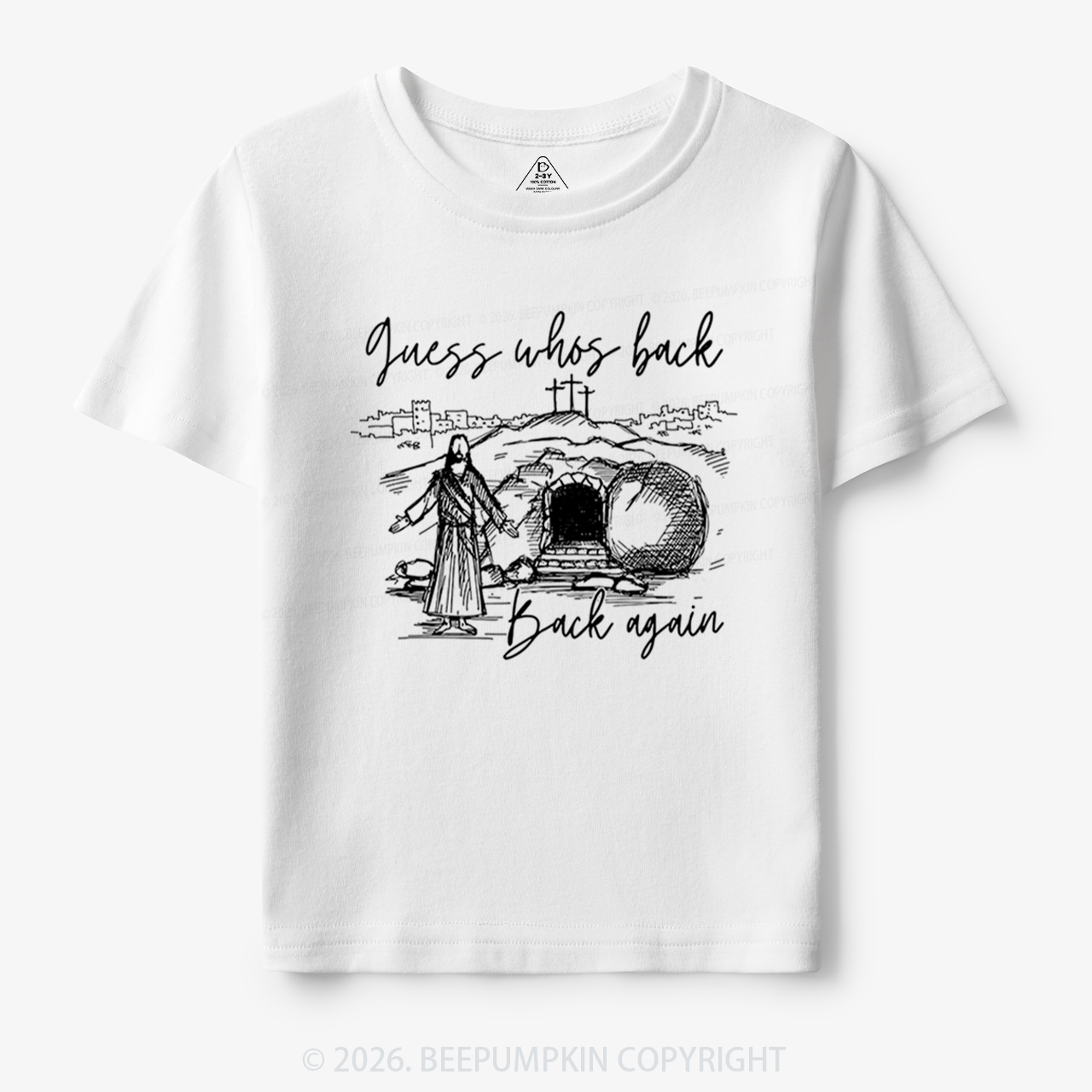 Guess Who's Back Again Funny Jesus Toddler&Kid's Tees