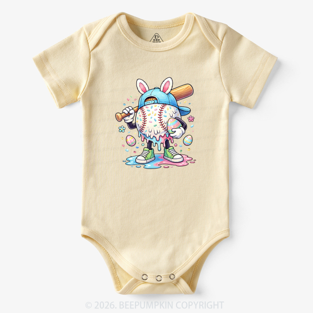 Easter Baseball Drip Bodysuit