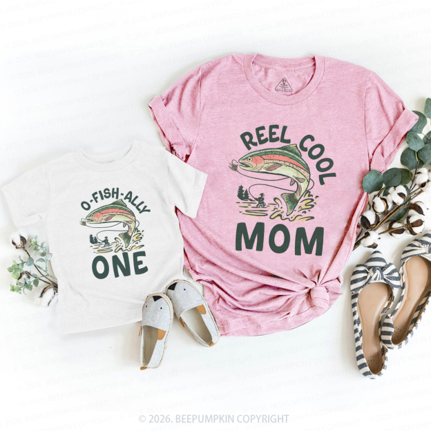 O Fishally 1st Birthday Family Matching T-Shirts