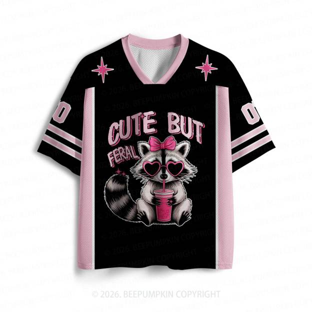 Personalized Cute But Feral Toddler&Kid's Sport Jersey