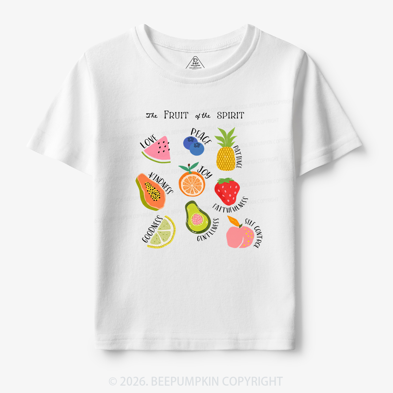 Fruit of the Spirit Christian Toddler&Kid's Tees