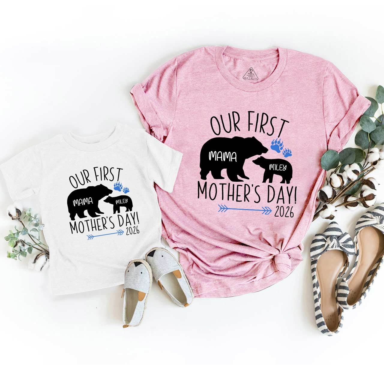Baby Mom Bear Adult&Kids Shirt