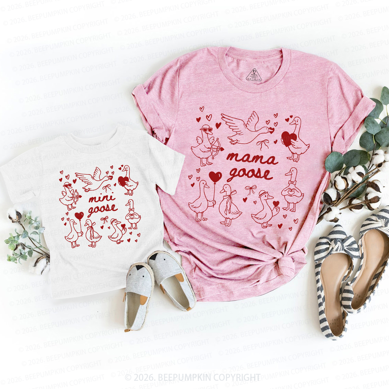 Silly Goose Mommy and Me Mom&Me Matching T-Shirts