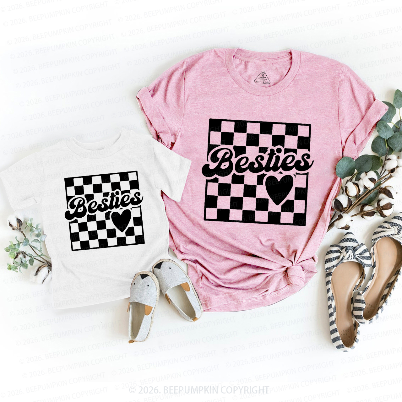 Mama Mini Besties Mom&Me Matching T-Shirts