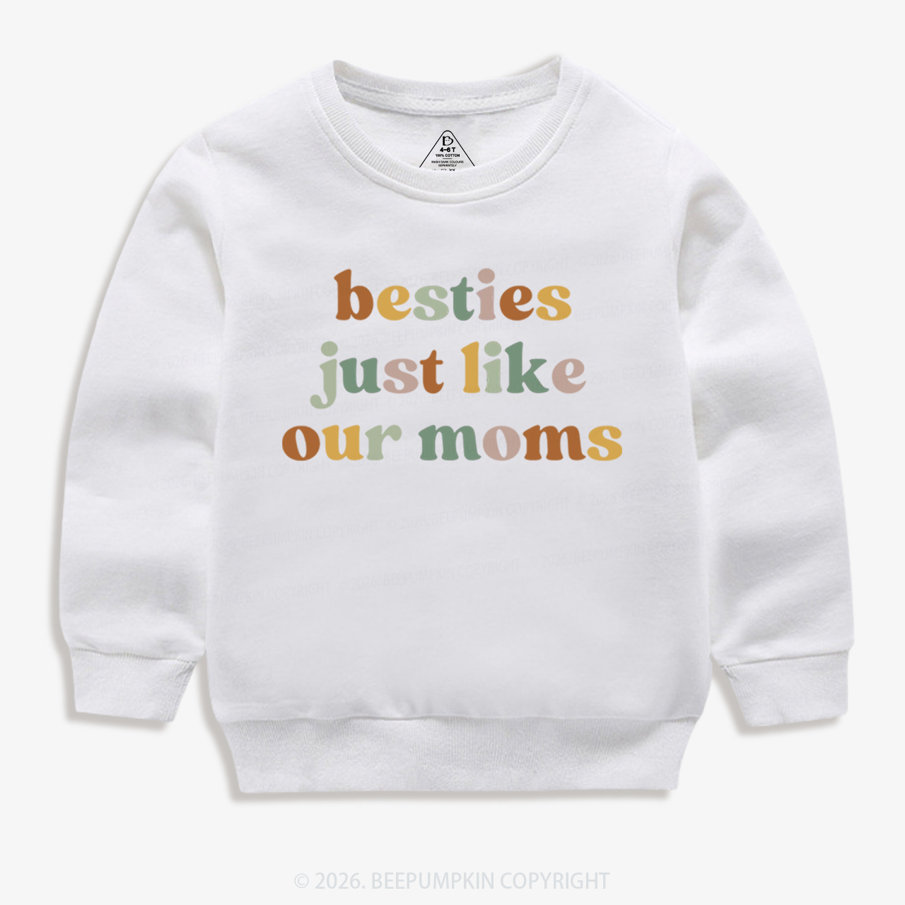 Besties Just Like Our Moms Kid's Sweatshirt