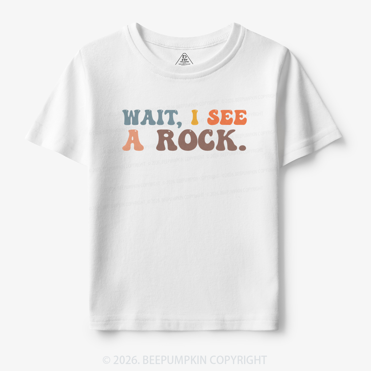 Wait I See a Rock Toddler&Kid's Tees