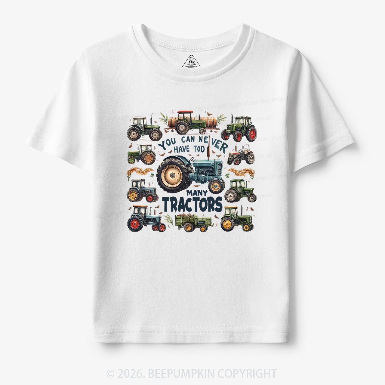 You Can Never Have Too Many Tractors Toddler&Kid's Tees