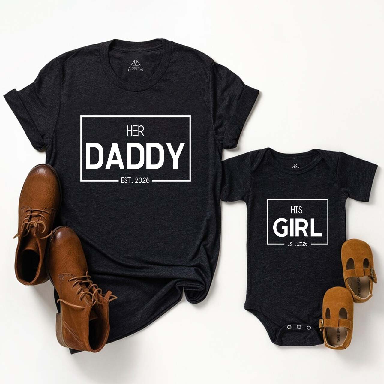 Daddy Boy Girl T-Shirts For Dad And Me