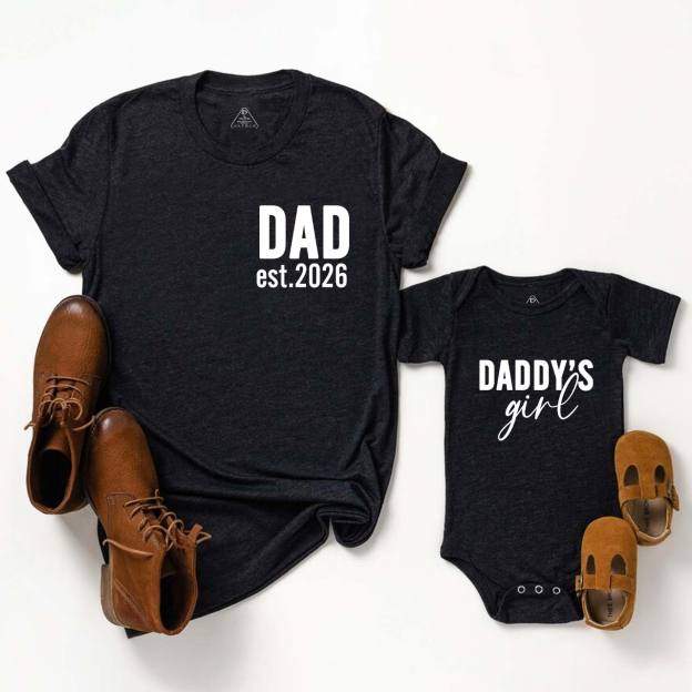 Special Dad&Dad's Boy Girl Matching Tees For Dad & Me