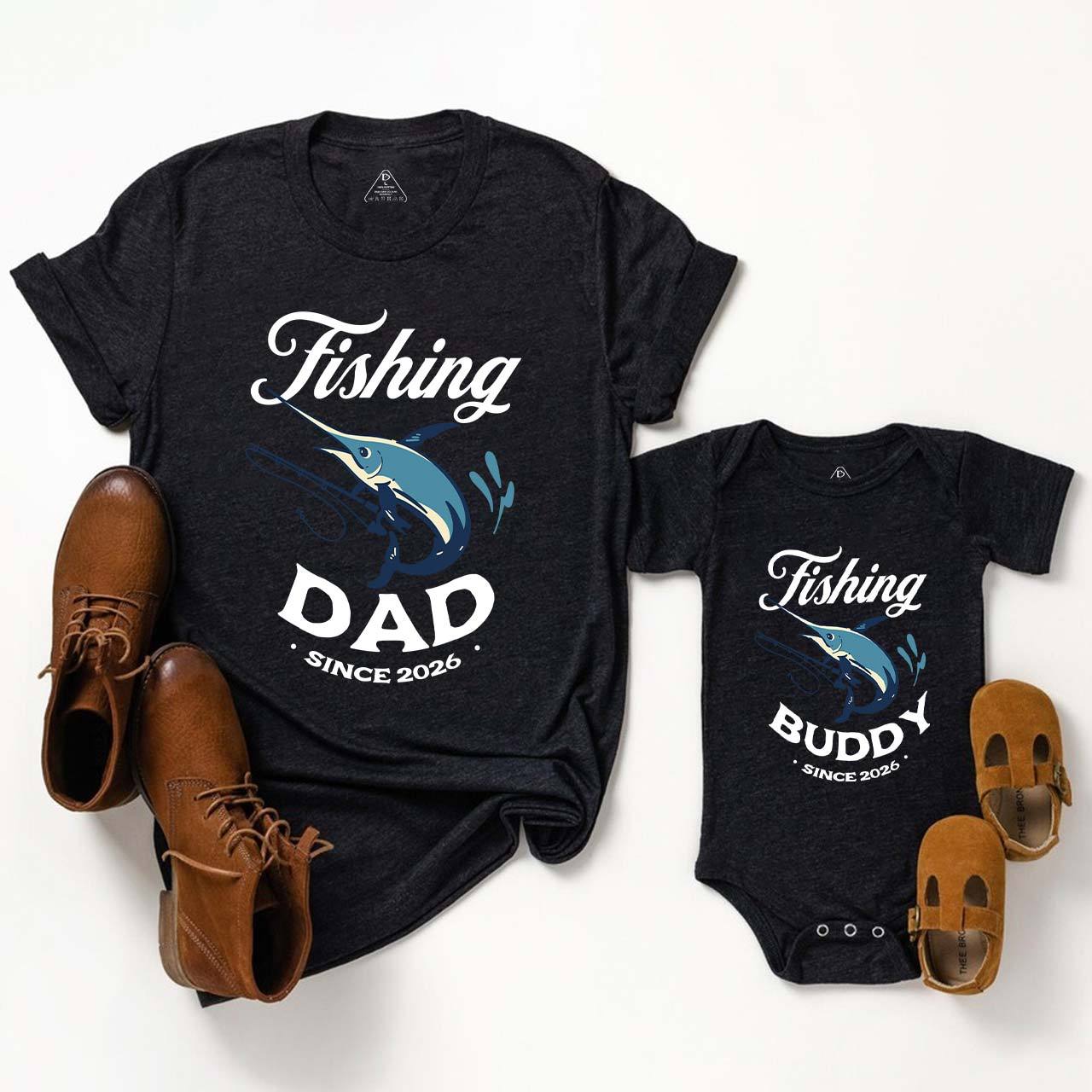 Personalized Fishing Dad&Me Matching Shirts