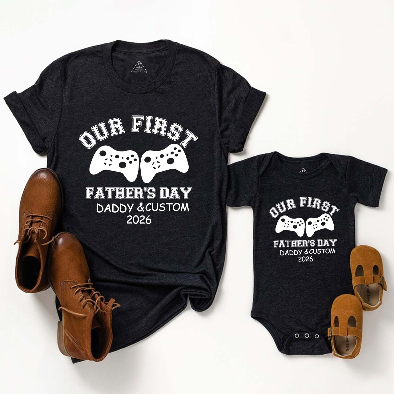 First Time Dad Gift Matching T-Shirts