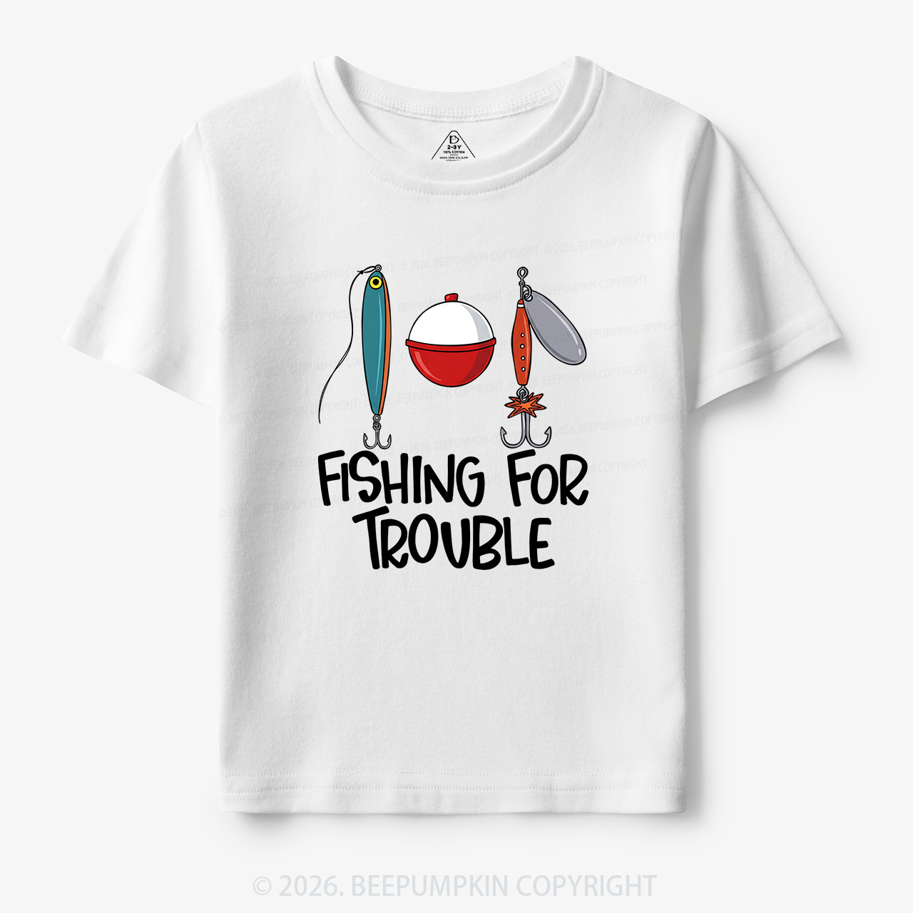 Fishing For Trouble Toddler&Kid's Tees