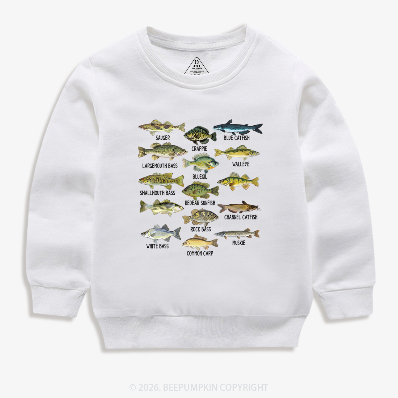 North American Fish Kid's Sweatshirt